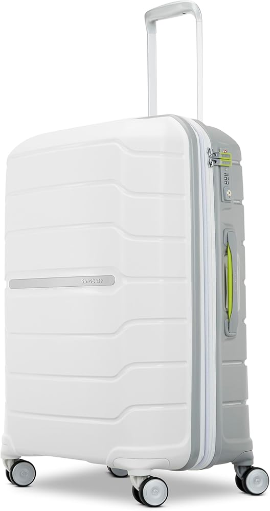 サムソナイト  freeform フリーフォーム ライトグレー スーツケース Amazon.com | Samsonite Freeform Medium Luggage with Dual 360